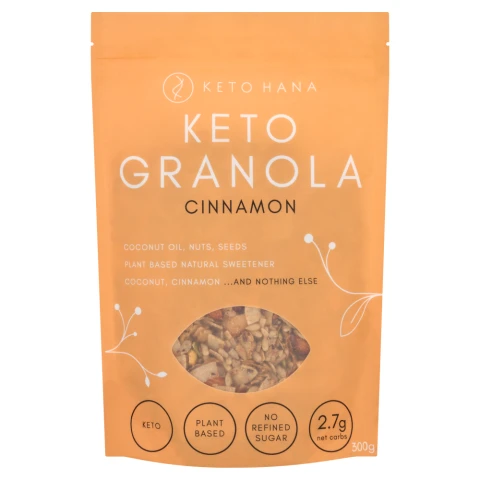 Keto Hana Cinnamon Keto Granola 300g