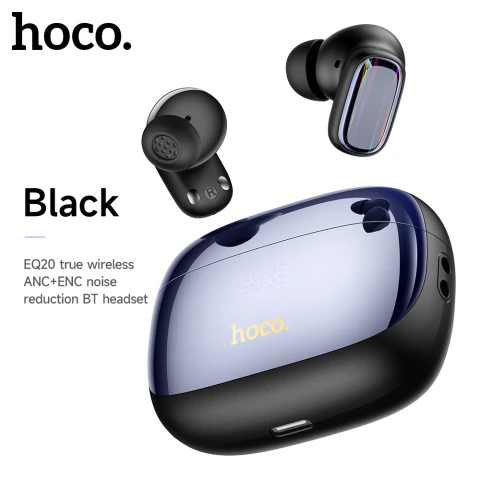 EQ20 Rhyme true wireless ANC+ENC noise reduction BT headset black