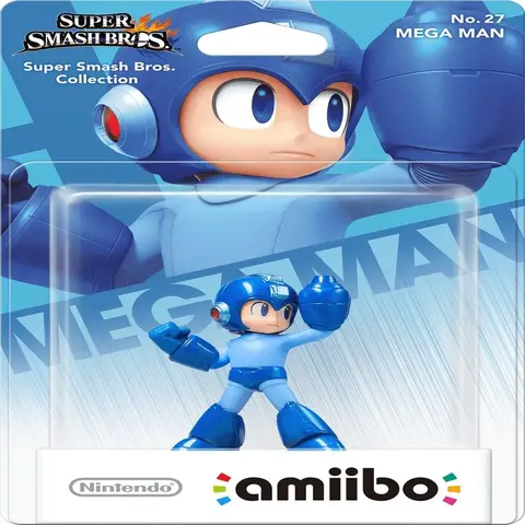 Nintendo Super Smash Bros Amiibo Mega Man - No. 27