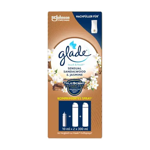 Glade Touch&Fresh Minispray NF sinnlicher Sandelholz & Jasmin 10 ml