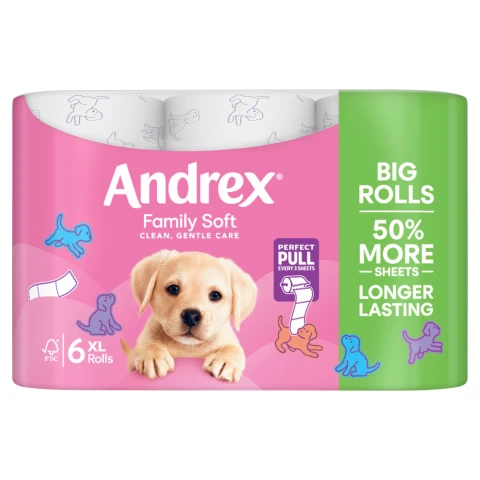 ANDREX FAMILY SOFT 6ROLL