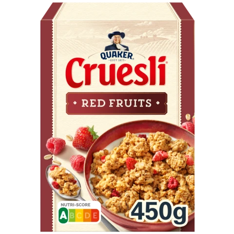 Quaker Cruesli Rote Früchte 450g