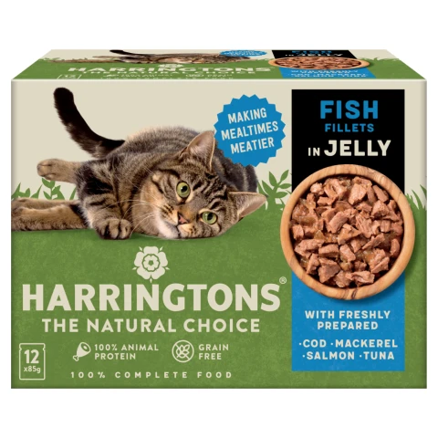 Harringtons Fish Fillets in Jelly 12 x 85g (1.02kg)