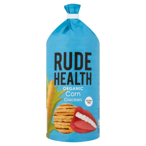 Rude Health Organic Corn Crackers 130g