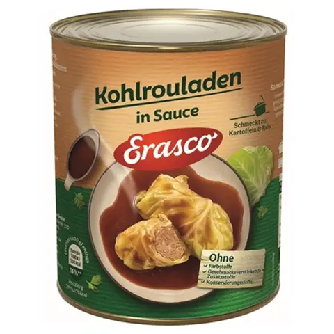 Erasco Stuffed Cabbage Rolls 800 G