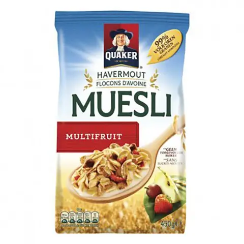 Quaker Muesli aux fruits Quaker 450 g