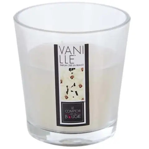 Scented Candle in Glass Jar - Vanilla Fragrance - 90g
