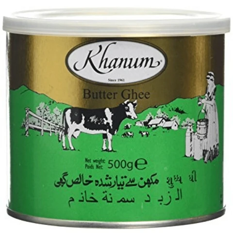 Khanum Butter Ghee Tin 500g