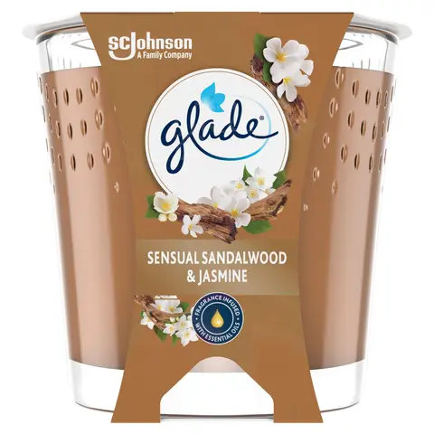 Glade Duftkerze Sensual Sandalwood&Jasmine 112 g