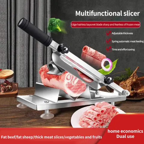 BJ slicer, lamb roll slicer, meat slicer, stainless steel meat slicer, cutting tool, beef and mutton slicer Meat Slicer