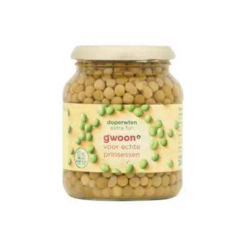 G'woon Erbsen Extrafein 340g