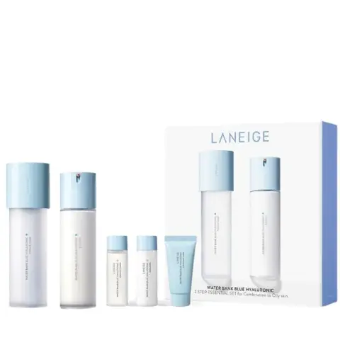 Laneige Water Bank Blue Hyaluronic 2 Step Essential Set (For Normal to Dry Skin)