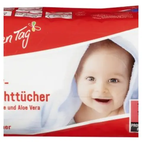 Jeden Tag Baby-Feuchttücher Classic 2 x 80 Bl
