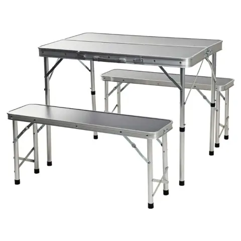 Koopman CAMPINGTAFEL MET BANKEN