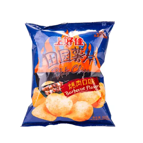 Potato Chips Barbecue Flavor 50g 上好佳田园薯片-烤肉味 50g