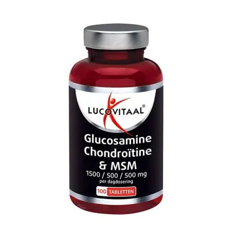 Lucovitaal Glucosamine Chondroitin MSM – 100 tablets