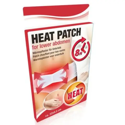 Heat patch lower abdomen