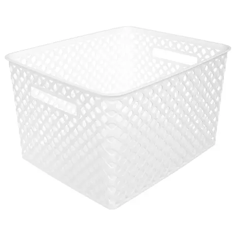5five Panier de rangement blanc - 19 L