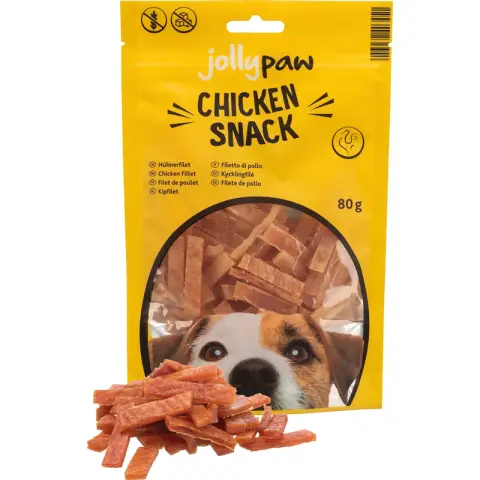 Jollypaw by Trixie Chicken Snack, kipfilet, 80 g