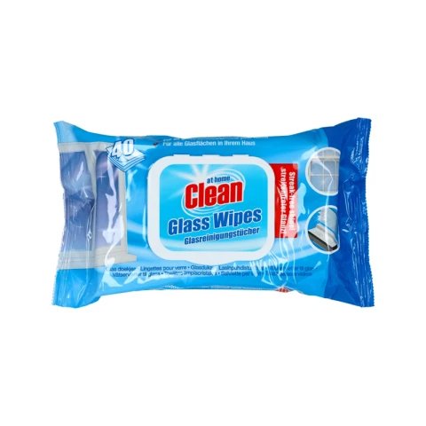 At Home Clean Hygienic Wipes - Glass 40 Count