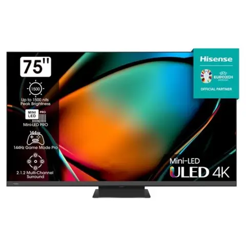 Hisense 75U8KQ - Smart TV - 75 Zoll 4K Mini-LED ULED 2023 Modell