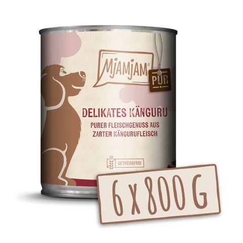 MjAMjAM - Pure vleesgenot - Pure heerlijke kangoeroe 800 g*6