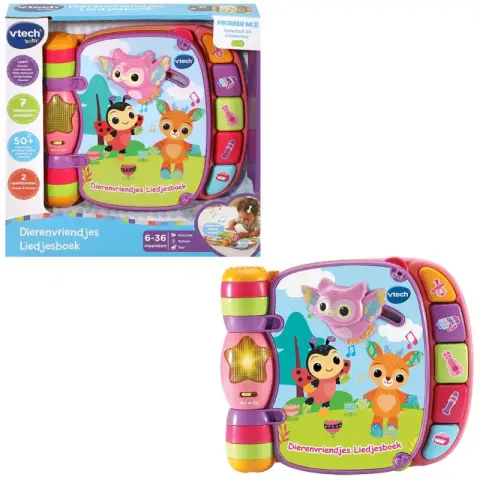 VTech Baby Animal Friends Songbook Pink