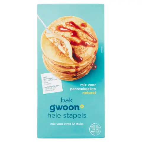 G'woon Mischung für Pfannkuchen Natur 400g