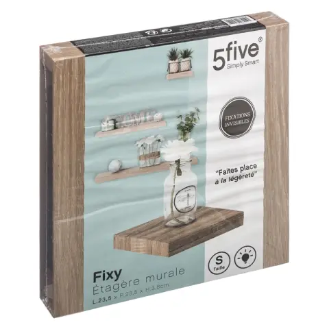 Wandplank Eiken 23,5cm Natuurlijk