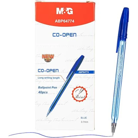 M&G 1.0mm Stick Ball Pen CO-PENInk color:Blue single