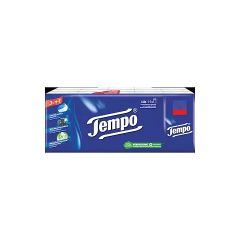 TEMPO Klassische Papiertücher, 15er-Pack x 10 Stück
