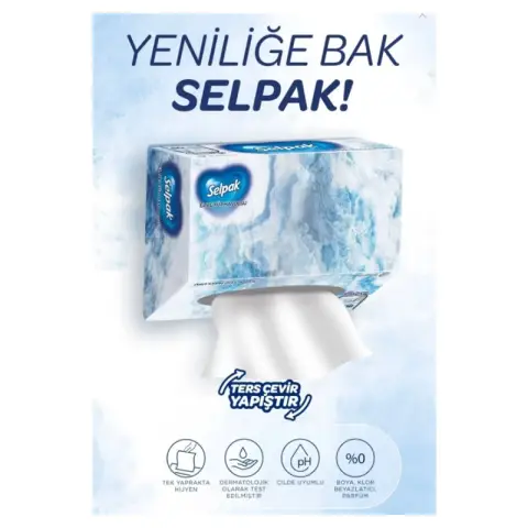 Selpak Dispenser Gezicht-handdoek 80st