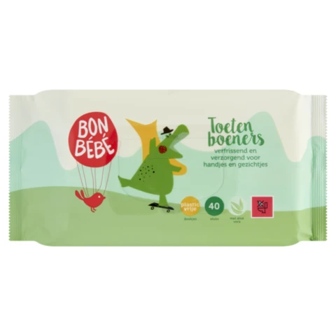 Bonbebe Lingettes humides à l'aloe vera Bonbebe 40 pièces