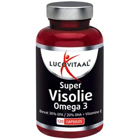 Lucovitaal Visolie Super Omega 3-6 - 120 caps 120 Capsules