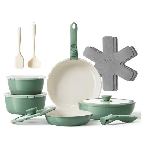 RedChef 16pcs Ceramic Cookware Set
