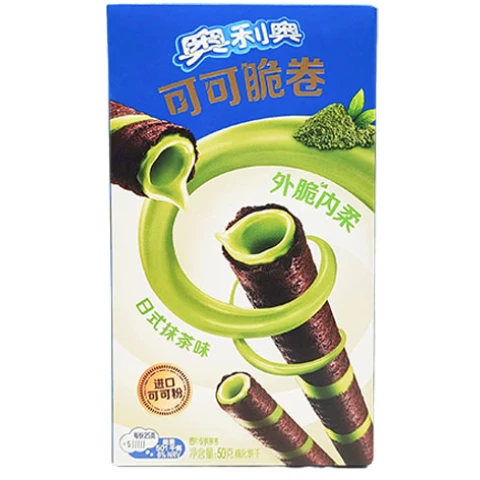 Oreo Cocoa Crisp Rolls-Matcha 奧利奧可哥脆卷-抹茶50g