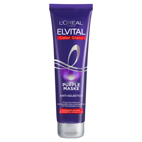 L'OREAL Elvital Kur Color Glanz Purple Maske Anti-Gelbstich  150 ml