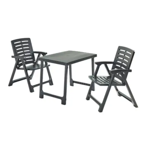 Pro Garden Outdoor Table and Chair Set Furniture Set Table + 2 Chairs