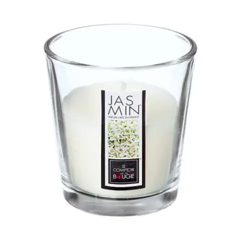 Scented Candle Glass Jar - 90 g - Jasmijn Bloem