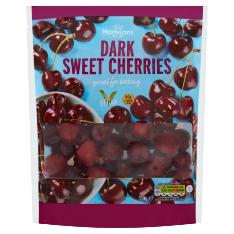 Morrisons Dark Sweet Cherries 350g