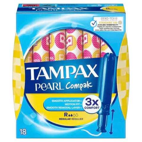Tampax Compak Pearl Regular Tampons with Applicator