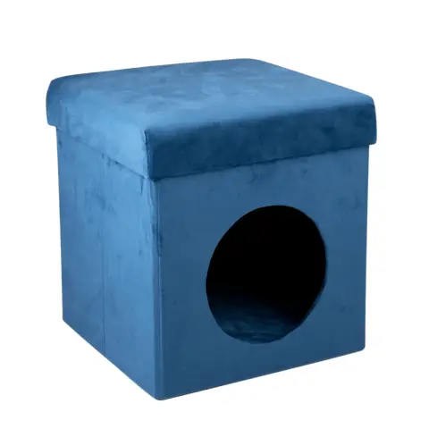 Pet comfort Kruk met kattennest Krukje met kattennestje  34x34x36cm