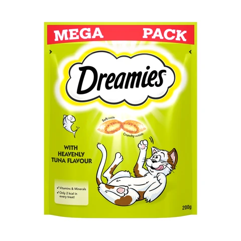 Dreamies Cat Treat Biscuits with Tuna Flavour Mega Pack 200g
