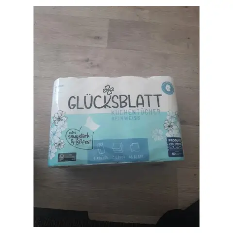 Glücksblatt Küchentücher 3lg.