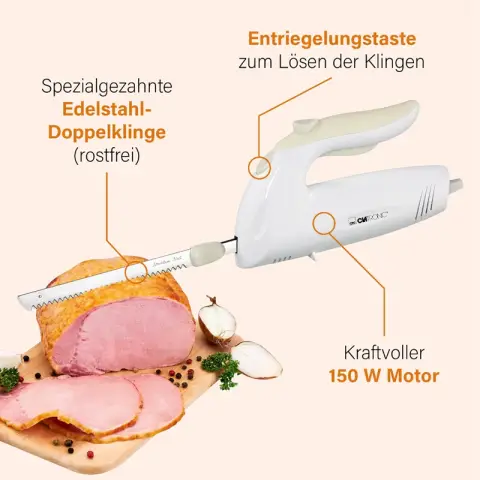 Clatronic Electric Knife EM 3062 White