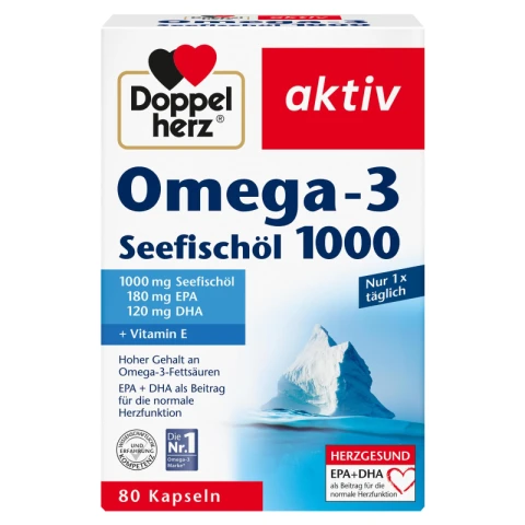 Doppelherz Seefischöl Omega 3 1000mg 80 Kp