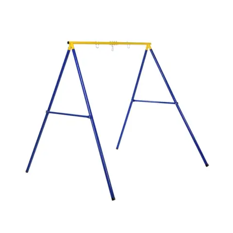 COSTWAY Robuuste Metalen Schommelframe Extra Grote Stalen A-Frame Schommel Frame