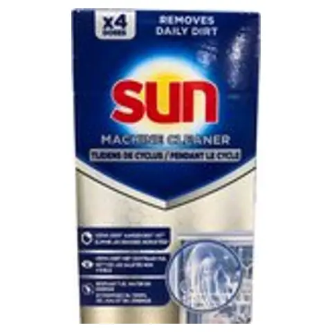 Sun Dishwasher Cleaner InWash 4 doses