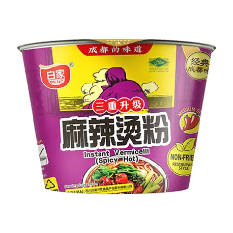 BJ Potato Vermicelli (Bowl) - Hot & Spicy 白家红薯粉丝-麻辣烫(碗)105g