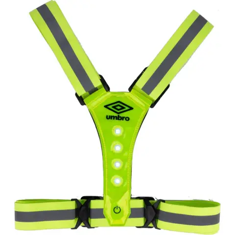 Umbro Laufweste - Reflektorweste - mit Beleuchtung - 8LEDs - verstellbar